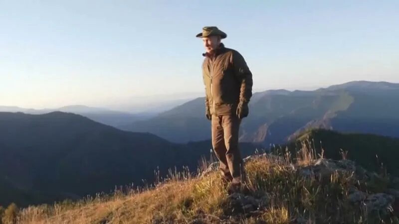 Путин на отдыхе в Туве. Фотогалерея РБК