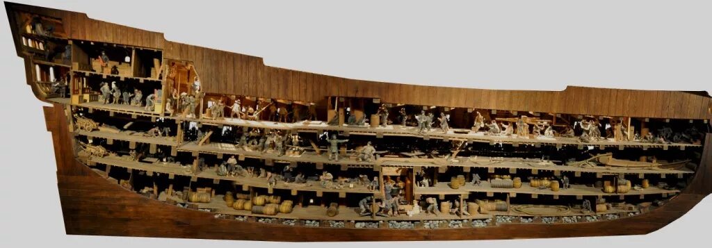 плоский срез кормы