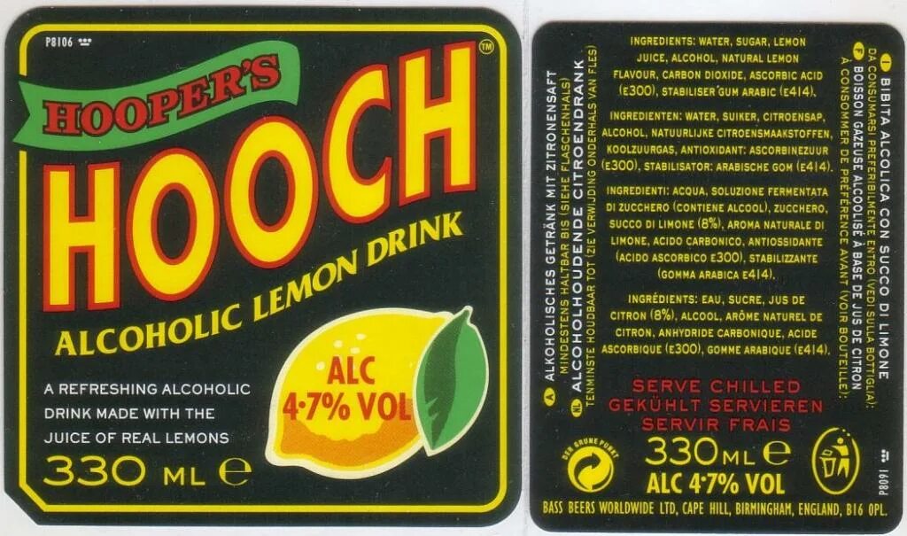 Вв э. Hooch Lemon. Алкогольный напиток Hooch. Хуч состав. Хуч напиток состав.
