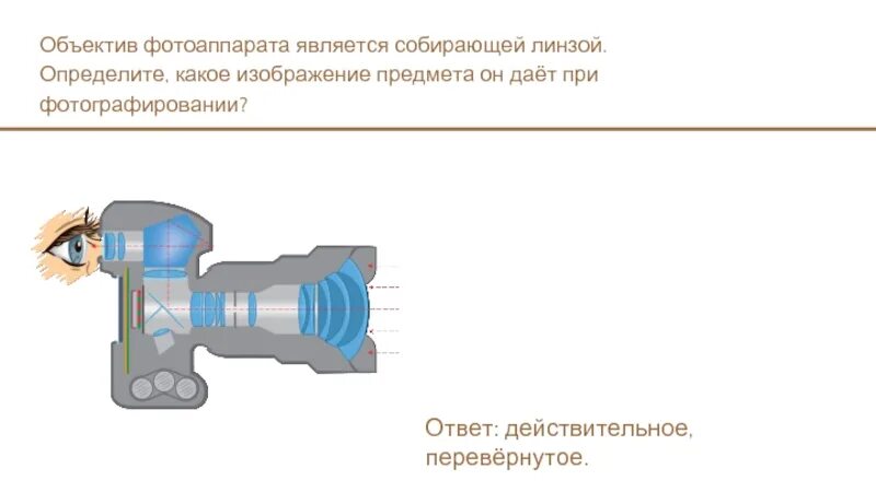 Какое изображение дает объектив. Какое изображение даёт собирающая линза объектива фотоаппарата?. Какое изображение дает фотоаппарат. Объектив фотоаппарата дает какое изображение.