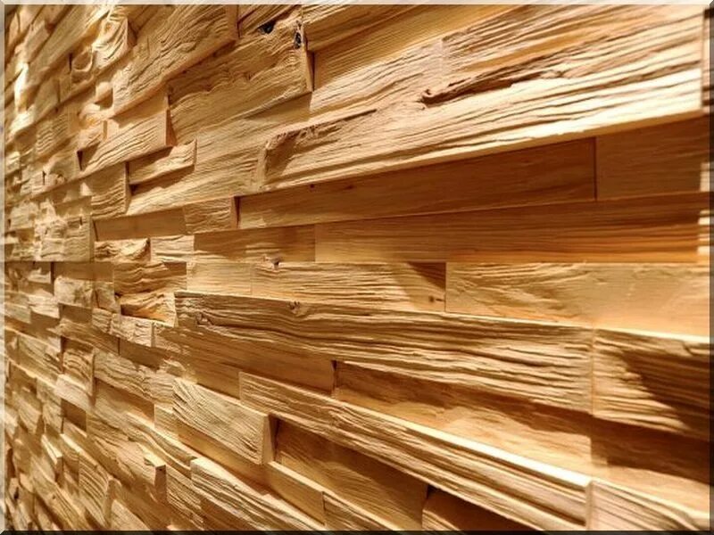 горбыль на стене. мозаика из деревянных брусков. плашки из дуба. декоративная стена из досок. декоративные панели их лиственниц.