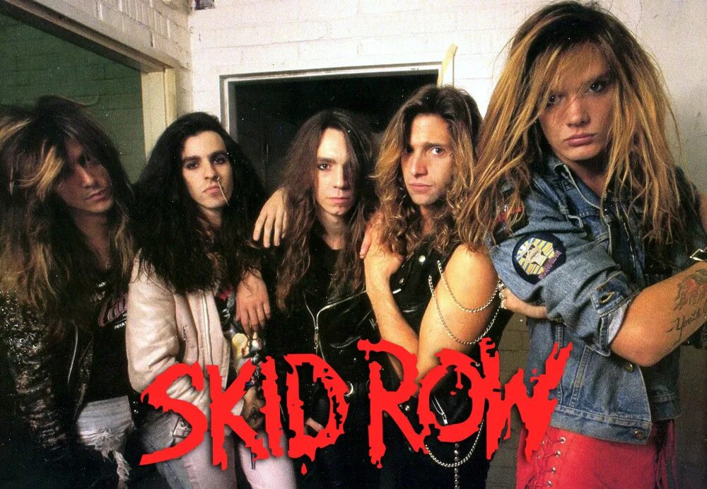 Музыка row. Группа Skid Row. Skid Row Skid Row 1989. Skid Row в молодости. Skid Row фото группы.