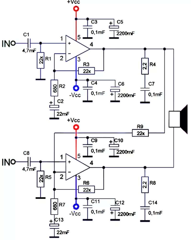 Tda2030 схема усилителя с однополярным питанием. Усилитель на микросхеме tda2030a с однополярным питанием. Усилитель мощности нч на микросхеме тда 2030. Tda2030a схема усилителя стерео. Схема усилитель tda2030 + transistor.