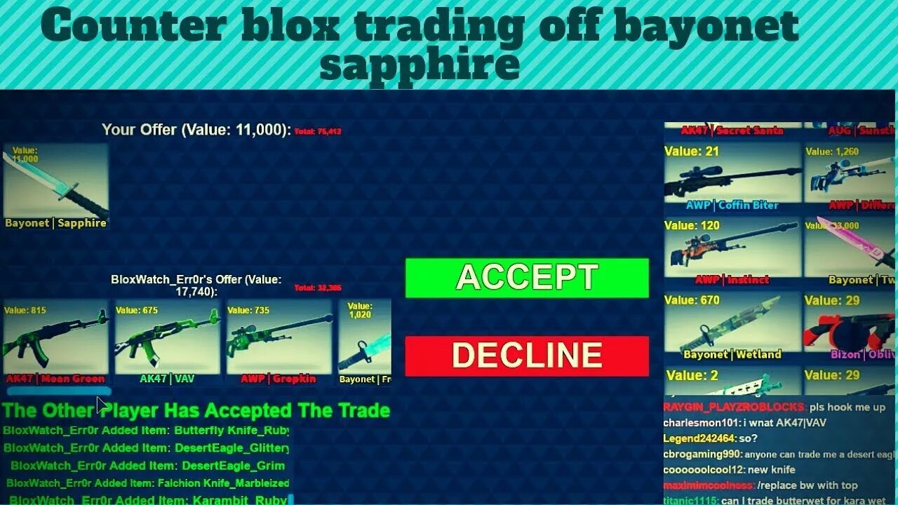 Сток blox. Counter BLOX trade. Counter BLOX trading. Bayonet Counter BLOX. Bayonet Sapphire Counter BLOX.