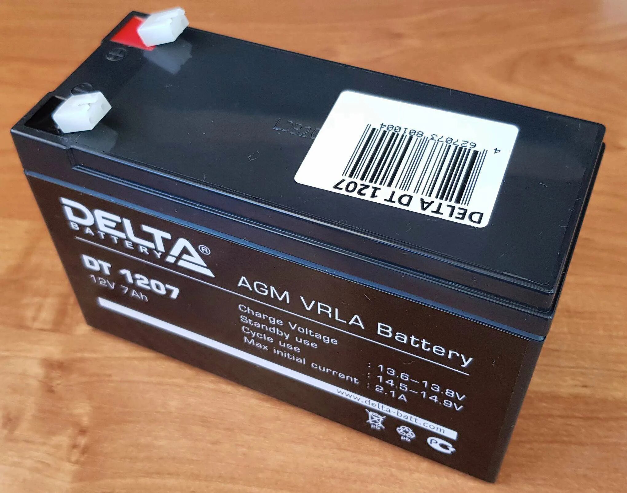 Battery 1207. Delta DT 1207. DT 1207 аккумулятор 12в/7ач. Delta dt1207 ups. АКБ Delta 1207.