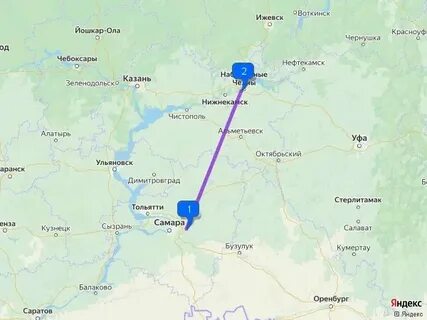 От казани до набережных челнов сколько километров