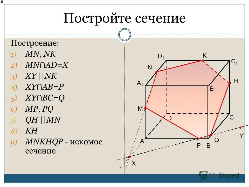 Программа для построения сечений. Программа для построения сечений