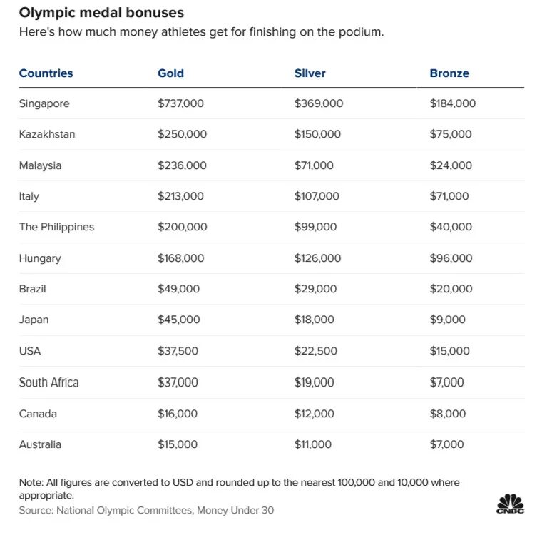 Сколько платят спортсменам. Сколько платят страны за Олимпийские медали. Сколько платят за медали на Олимпиаде 2022. Ежемесячные выплаты за медаль на Олимпиаде. Какие выплаты за золотую медаль на Олимпиаде.
