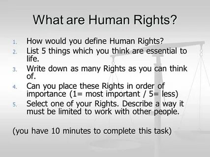 Human right перевод