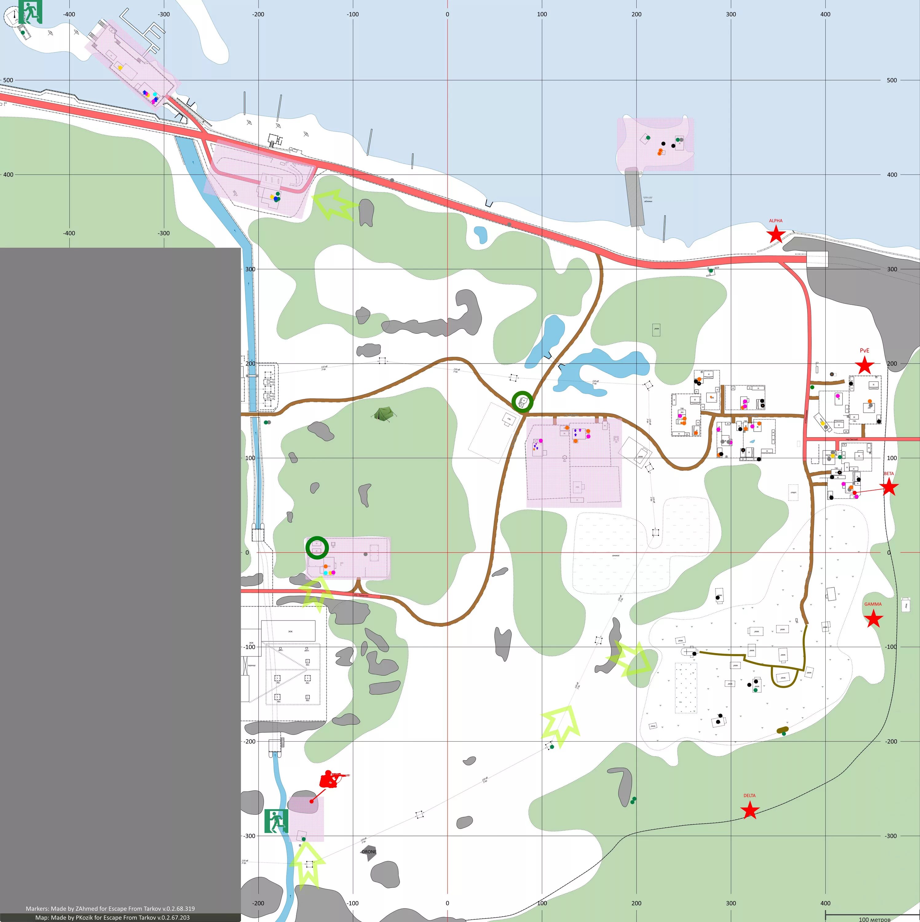Тарков новая карта. Карта Маяк Тарков. Карта Маяк такров. Вся карта Таркова. EFT карта берег.