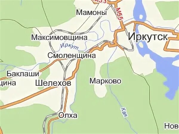 Расстояние шелехов