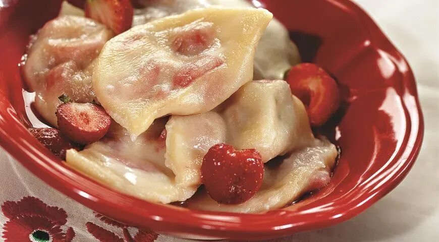 Вареники с клубникой рецепт классический