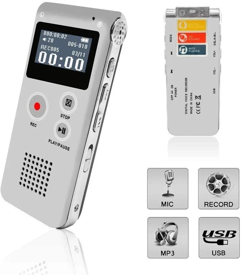 Диктофон Digital Recorder. Диктофон цифровой мини. Запись аудио диктофон. Карманный диктофон с флешкой.