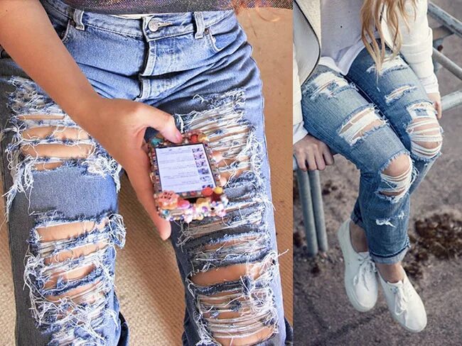 Рваные джинсы в домашних условиях фото distressed jeans online Hot Sale - OFF 72