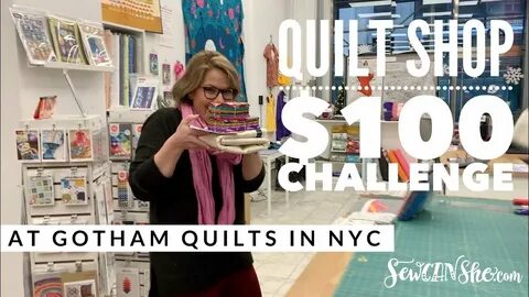 Gotham Quilts, shopping challenge, quilt shops, quilt patterns, New York .....