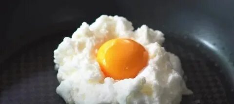 Омлет на сковороде взбитые белки