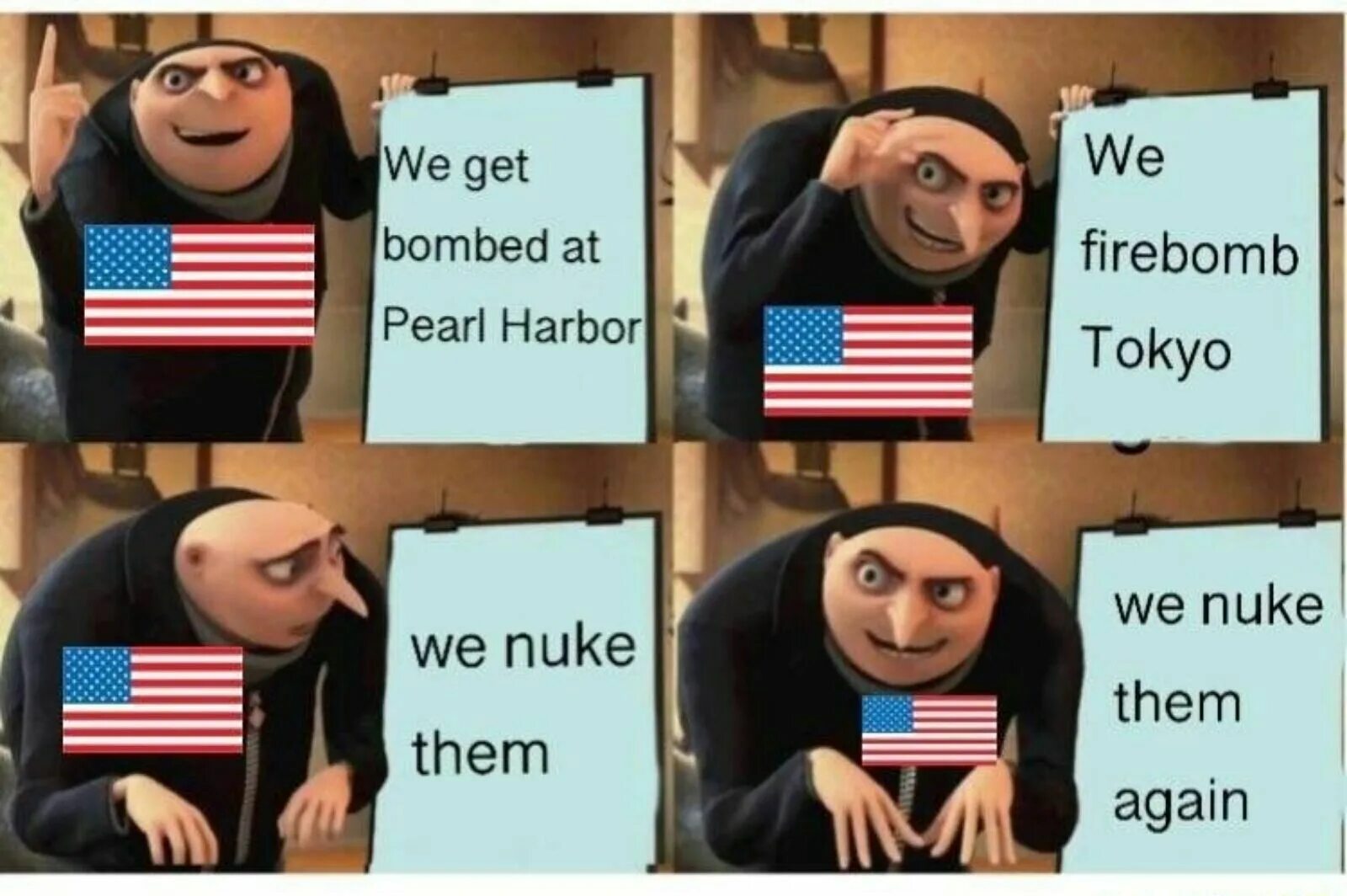 Them them again 1966. Gru Plan meme. Gru memes. Gru meme удивление.