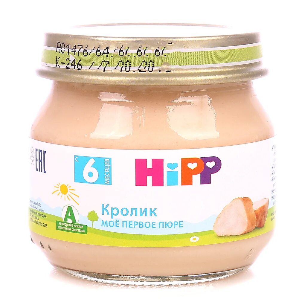 Пюре Hipp кролик (с 6 месяцев) 80 г, 3 шт. Hipp пюре кролик. Пюре мясное Heinz, кролик, с 6 мес. 80 Г. Мясные пюре Хипп. Детское пюре кролик