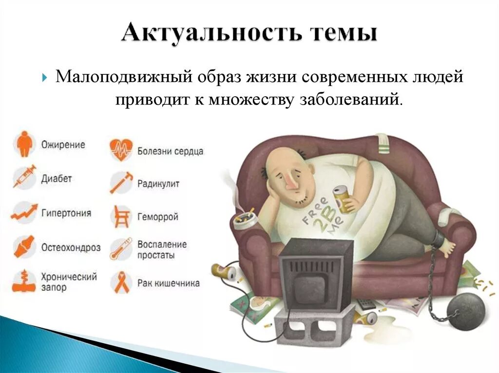 Актуальность образа. Гиподинамия малоподвижный образ жизни. Болезнь малоподвижного образа жизни гиподинамия. Влияние на организм малоподвижного образа жизни. Люди с малоподвижным образом жизни.
