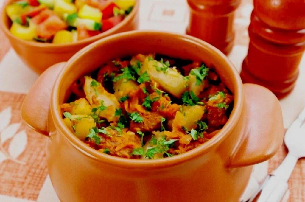 Кухня наизнанку горшочки