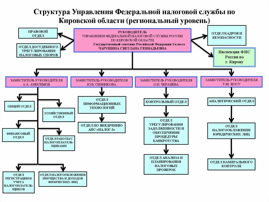 Подразделение налоговой службы. Организационная структура налоговой инспекции схема. Организационная структура ИФНС России. Организационная структура управления налоговой инспекции. Структура отдела урегулирования задолженности ИФНС.