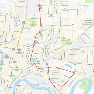 Маршрут 12 трамвая краснодар