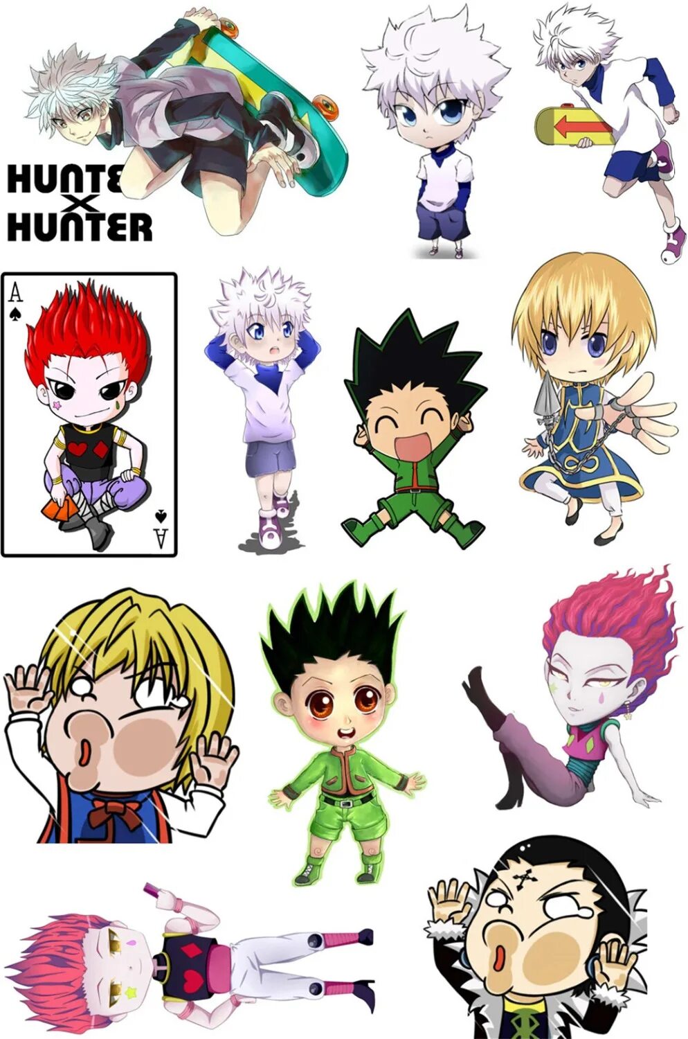 Хантер хантер стикеры. Стикеры Хантер х Хантер. Hunter x Hunter наклейки. Торт Hunter x Hunter Килуа.