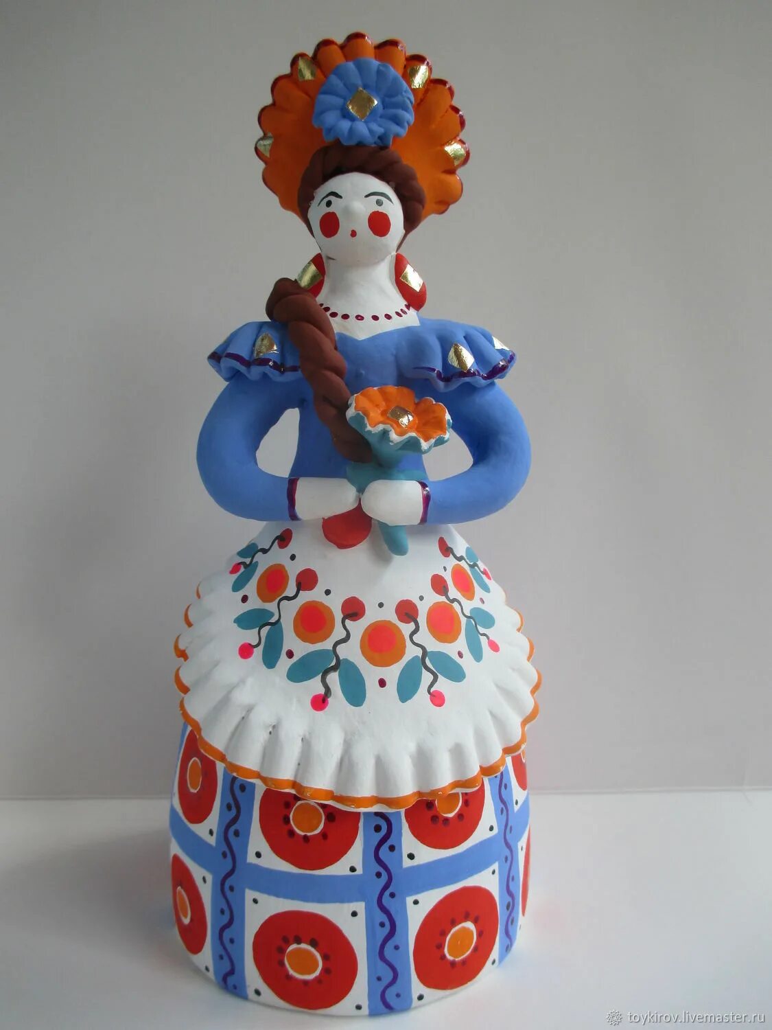 народная игрушка дымковская барыня. глиняные фигурки барышни. барыня из глины. народная игрушка дымковская барыня. глиняная игрушка барыня дымковская.