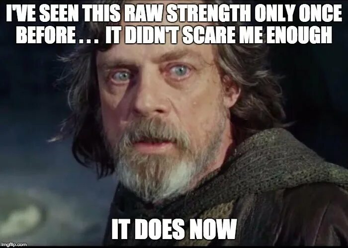 I've seen this Raw strength only once before. I've seen this. I've seen this one before.