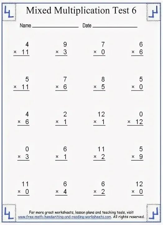 Тест на умножение на 7. Multiplication Test. 1 To 5 times Table Worksheet. Factorization Math. Worksheet of Multiplication Tables by 7.
