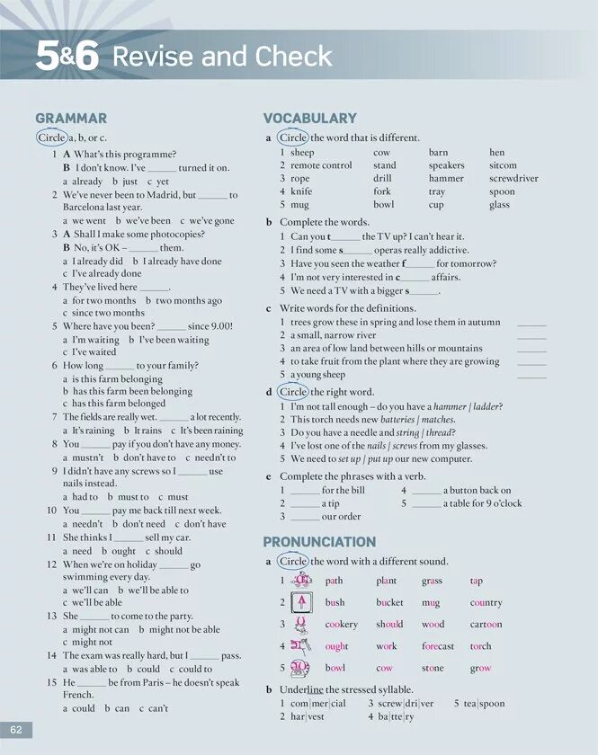 Check english vocabulary. 5 6 Revise and check ответы. Revise and check 5 6. 5 And 6 revise and check Elementary. Revise and check 1 2 ответы Elementary.