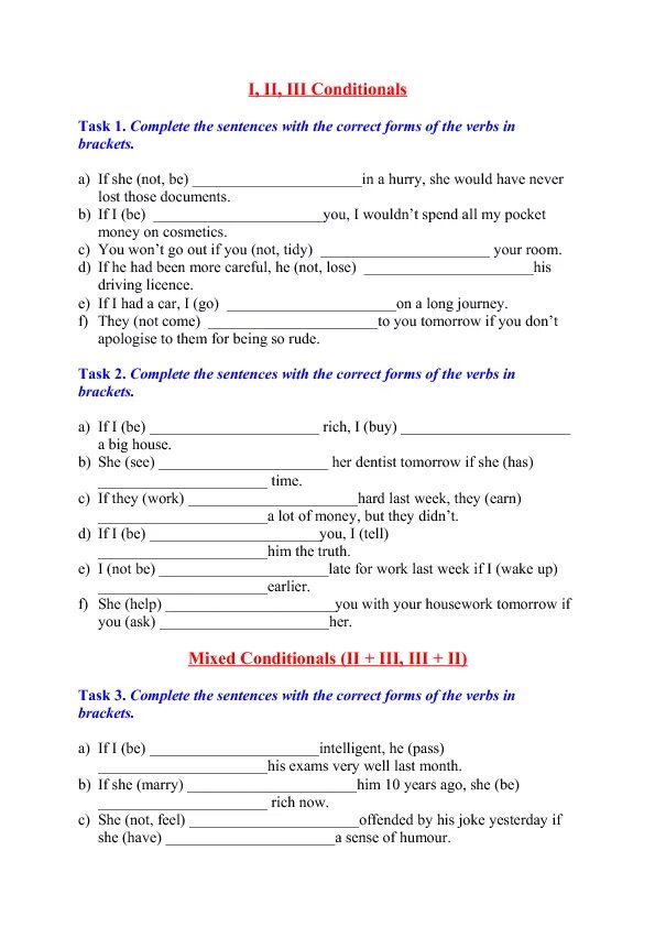 First conditional exercise 1. Conditional 1 2 упражнения. Условные предложения в английском Worksheets. Conditionals в английском упражнения. Условные предложения 3 типа упражнения.