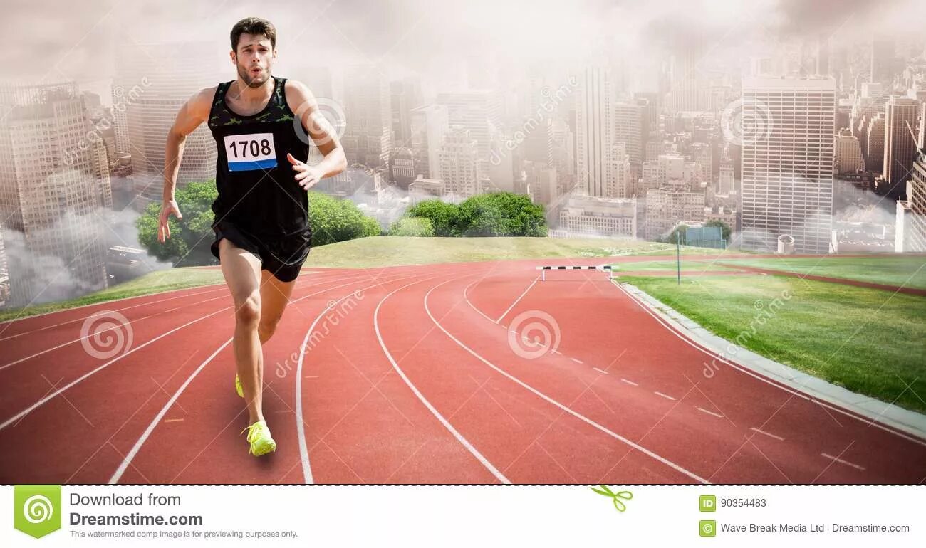 За 1 час спортсмен пробежал 8910. Спортсмен бегает на фоне джунглей. Атлеты бегут по дорожке на бумаге а2.