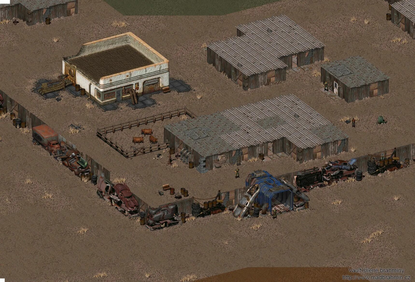 Игра пиксельная апокалипсис. Джанктаун Fallout. Fallout 2 Junktown. Фоллаут 1. Fallout 1 Junktown.