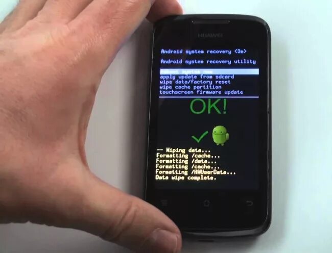 Как сбросить телефон huawei до заводских настроек