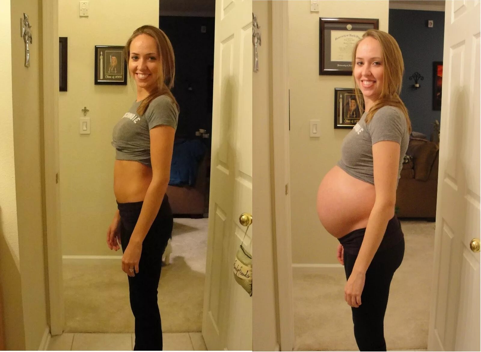 Живот на 39 неделе беременности. Живот на 40 неделе беременности.