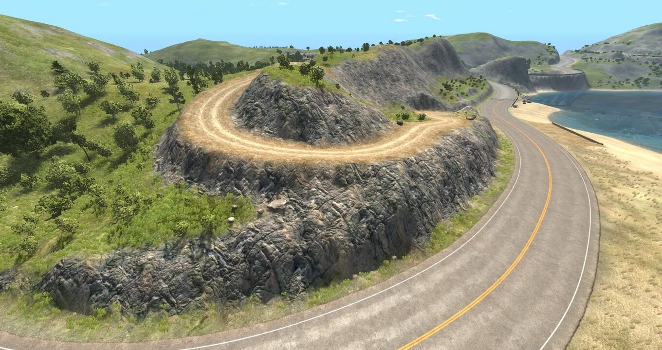 Beamng mods maps. Нордшляйфе BEAMNG. BEAMNG трасса. BEAMNG Drive автомагистраль. Моды на BEAMNG Drive карты.