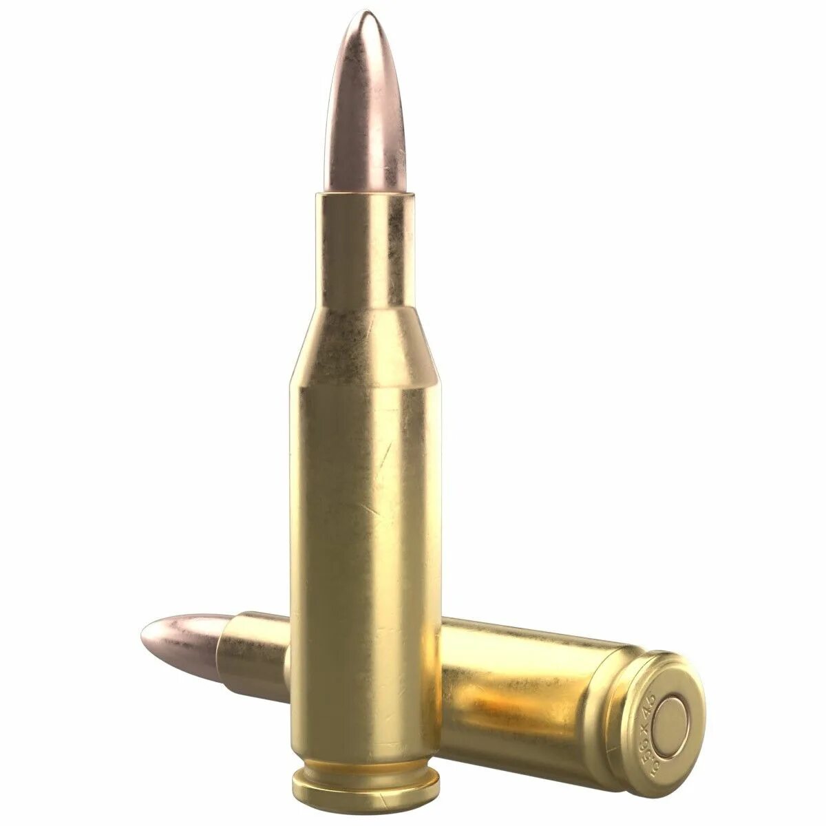 223rem (5,56*45) бпз fmj 4,0гр лак. 0 44 56 45. (20 шт. 223 rem. 0 44 56 45.