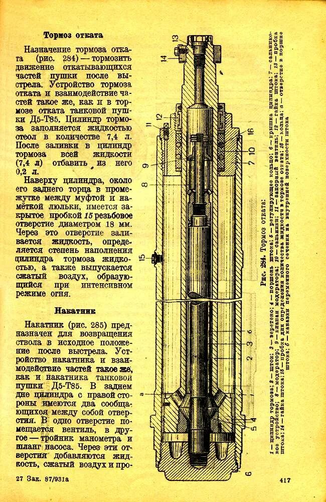 Тормоз отката. Устройство тормоза отката. Устройство отката орудия. Тормоз отката пушки. Тормоз отката и накатник.