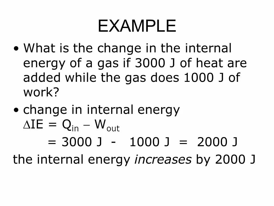 Internal energy. Change in Internal Energy. Internal Energy of an ideal Gas.. Internal Energy of a Monoatomic ideal Gas.