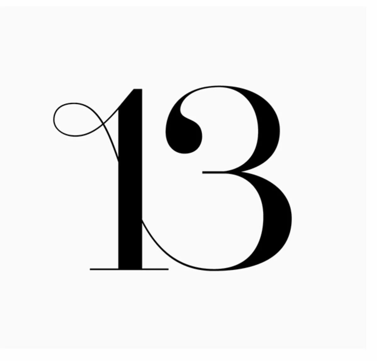 13 шрифты