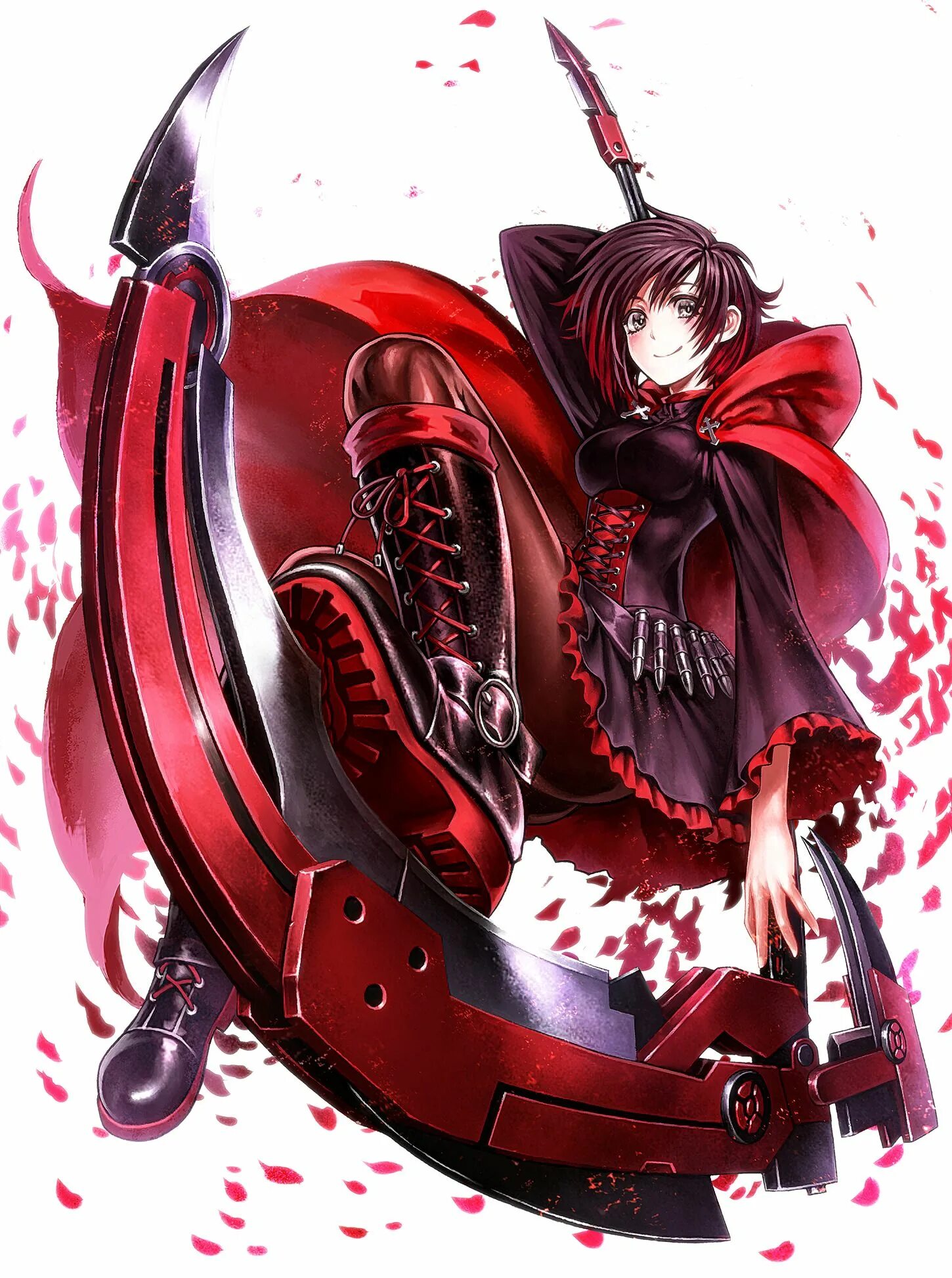 Руби арт. Монти ОУМ RWBY. Ruby Rose RWBY. RWBY Руби Роуз демон.