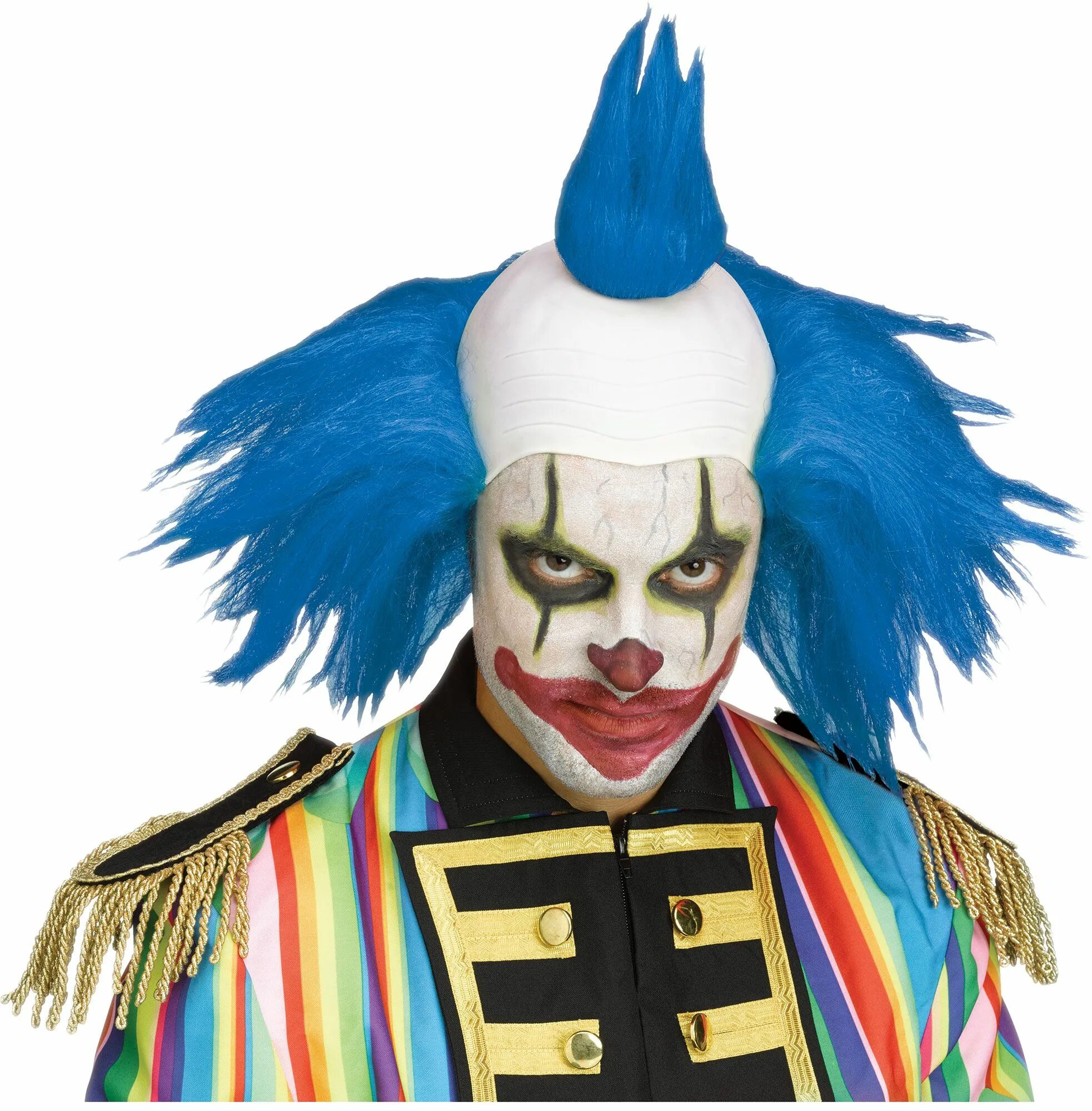 Клоун блю. Синий клоун. Парик клоуна синий. Клоун с синими волосами. Прическа клоуна.