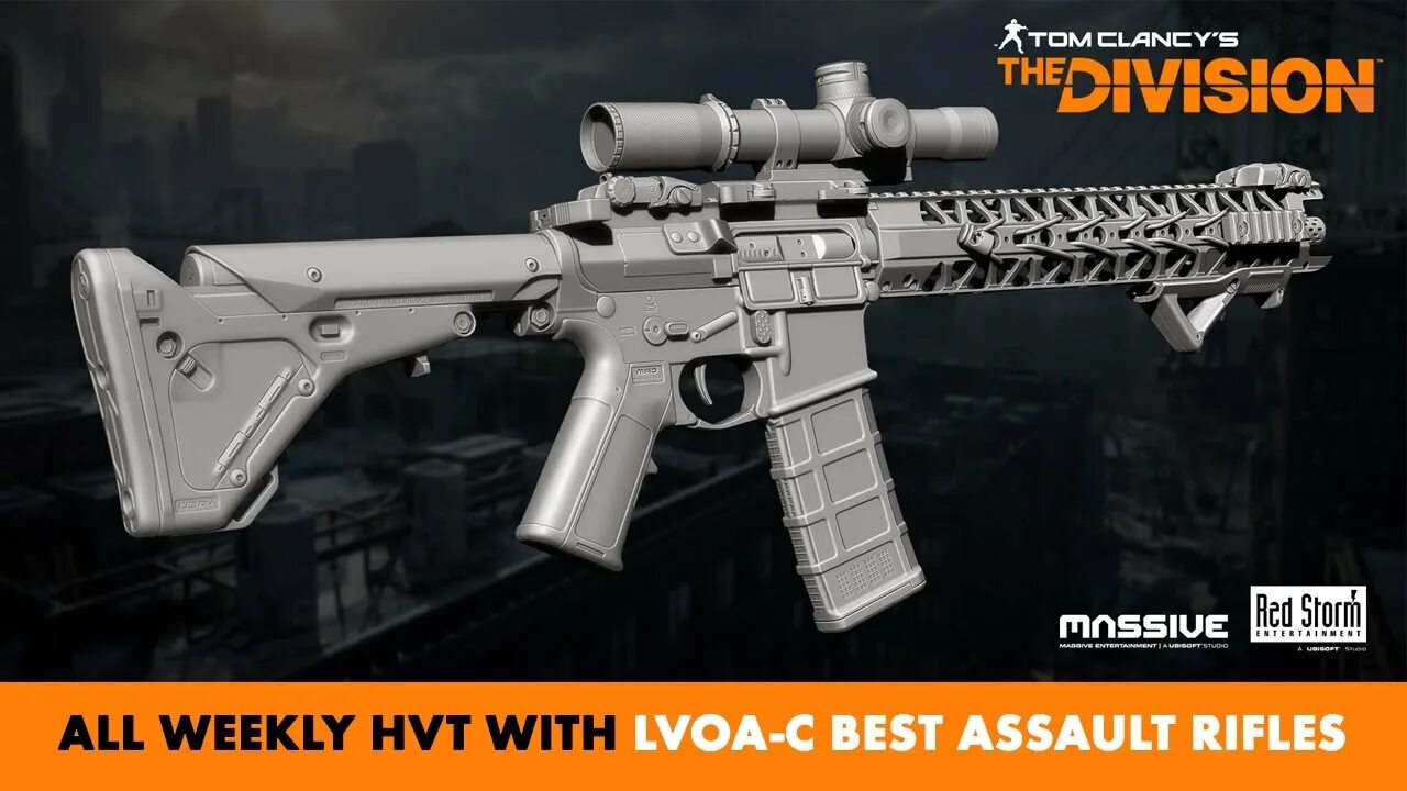 Tom clancy s оружие. LVOA винтовка. M4 LVOA-C. The Division LVOA-S. LVOA-C штурмовая винтовка.