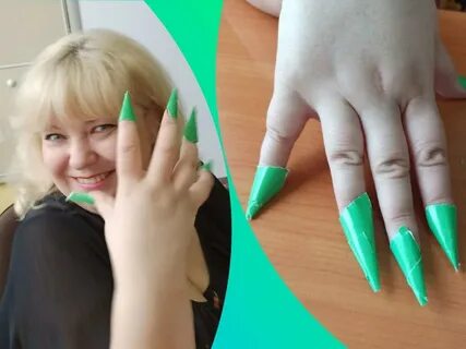 Как сделать ногти из картона