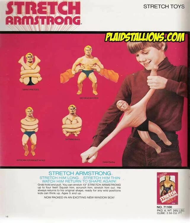 He stretched. Стретч Армстронг 1976 года. Stretch Armstrong игрушка. Стретч Армстронг в 70-х. Стреч игрушки стреч.