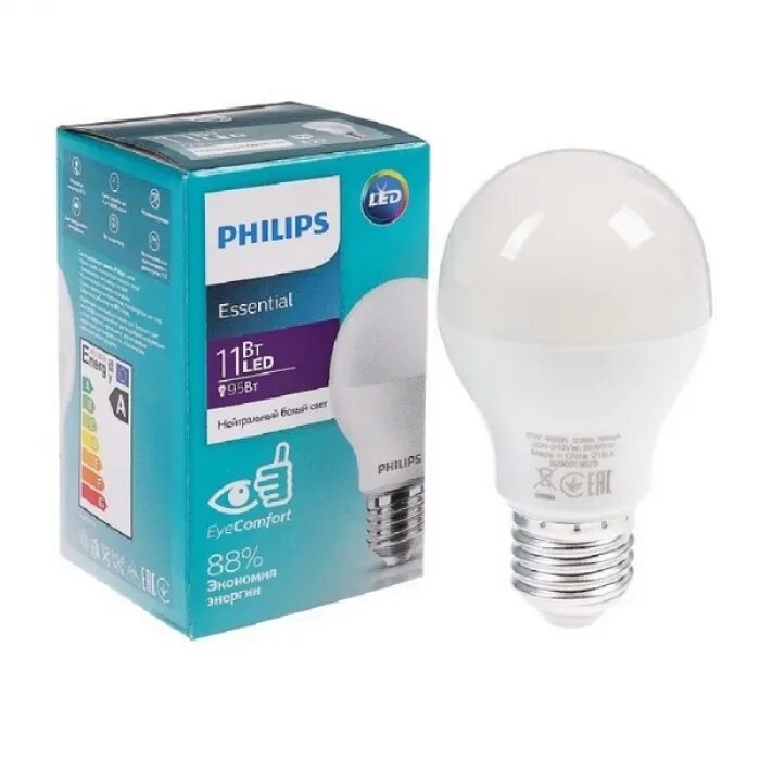 Светодиодные лампы e27 11w. Лампа светодиодная Philips ESS LEDBULB, e27, a60, 9вт. Лампа светодиодная ESS LEDBULB 11вт e27. Светодиодные лампы Philips e27 ESS. Лампочка Philips 12w LEDBULB 12w e27.