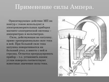 Применения электрической системы