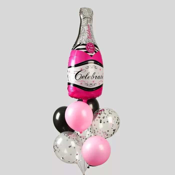 Бутылки из шаров. Воздушные шары шампанское. Шарик шампанское. Набор шаров с шампанским. Шары розовое шампанское.