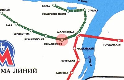 Пролетарская нижний новгород карта